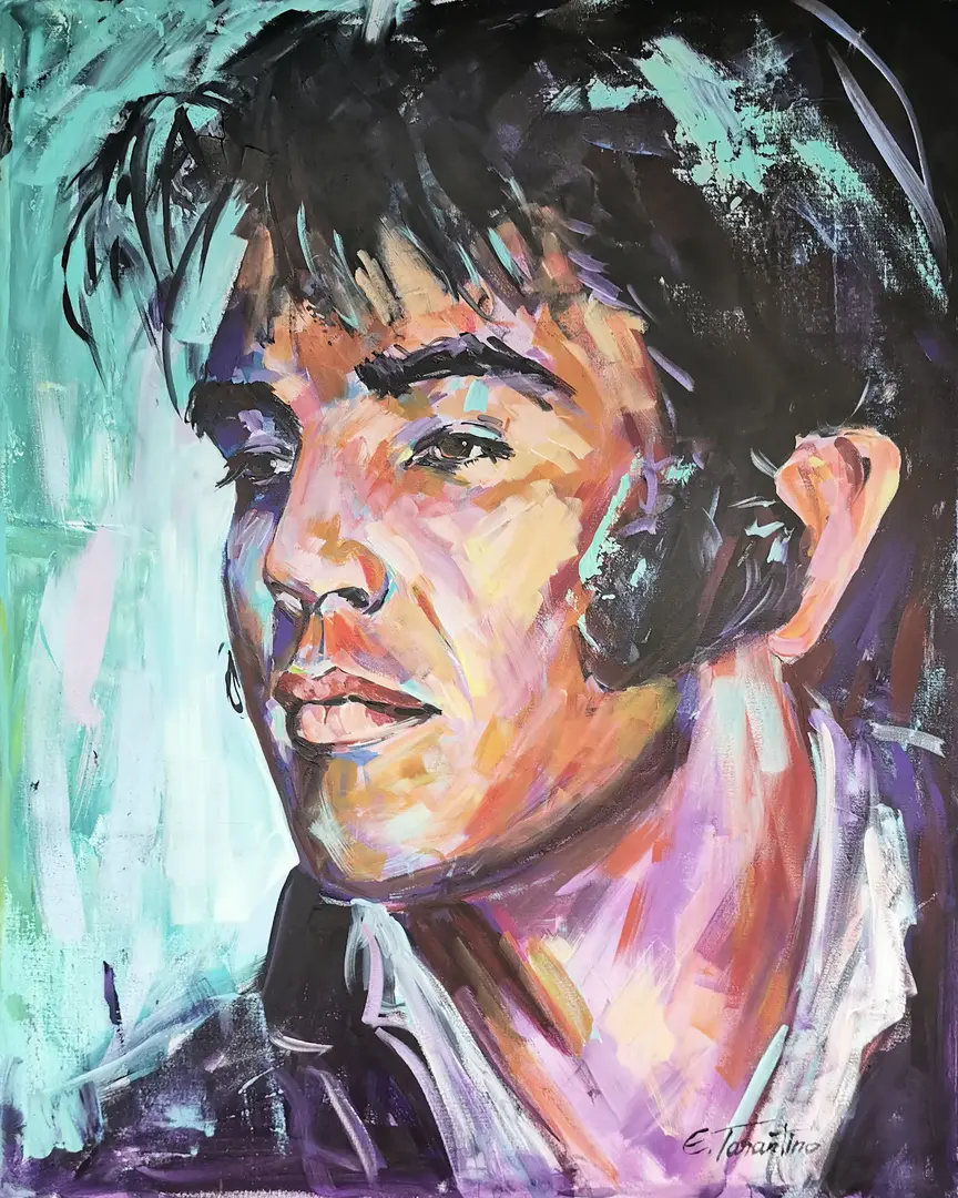 Porträt von Elvis Presley
